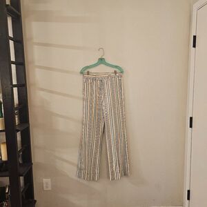VINTAGE By Braten Red/Blue Pinstripe Trouser Pants